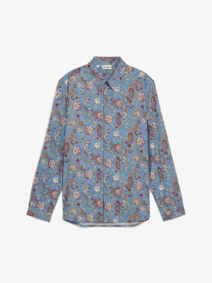 Obrázek produktu Koszula do pracy z czystej bawełny, slim fit BonPrix niebieski