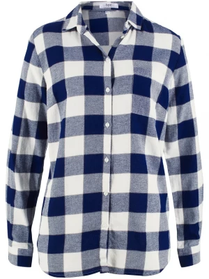 Obrázek produktu Koszula flanelowa z czystej bawełny BonPrix niebieski