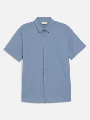 Obrázek produktu Koszula z krótkim rękawem, ze stretchem, slim fit BonPrix niebieski