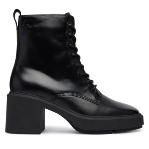 Obrázek produktu Kotníková obuv Calvin Klein Block Heel Ank Boot Laceup Lth HW0HW03174 Černá