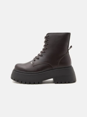 Obrázek produktu Kotníková obuv Even&Odd Wide Fit By Zalando tmavě hnědá