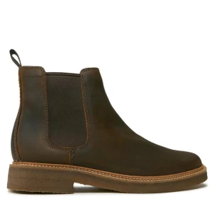 Obrázek produktu Kotníková obuv s elastickým prvkem Clarks Clarkdale Easy 261735327 Hnědá