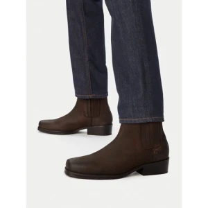 Obrázek produktu Kotníková obuv s elastickým prvkem Guess Jeans EO-KEANU-02 MI24 Hnědá