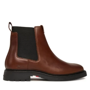 Obrázek produktu Kotníková obuv s elastickým prvkem Tommy Hilfiger Comfort Lwt FM0FM05591 Hnědá