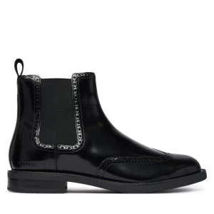 Obrázek produktu Kotníková obuv s elastickým prvkem Tommy Hilfiger Lth Abrasivato Brogue Chelsea FM0FM06079 Černá