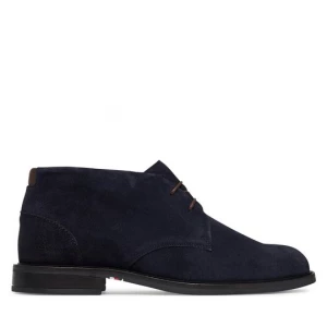 Obrázek produktu Kotníková obuv Tommy Hilfiger Corporate Dressy Suede Lace Boot FM0FM05951 Tmavomodrá