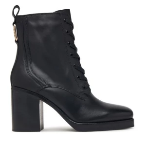 Obrázek produktu Kotníková obuv Tommy Hilfiger Ltr Square Toe Heel Lace-Up Boot FW0FW09554 Černá