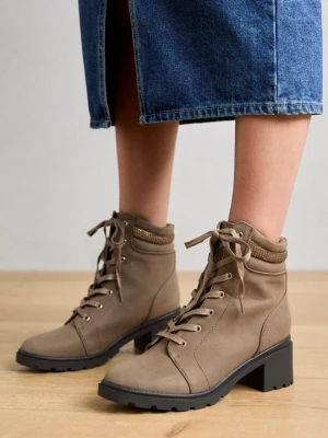 Obrázek produktu Kotníkové boty na platformě Anna Field Wide Fit By Zalando světle hnědošedá
