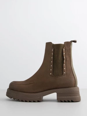 Obrázek produktu Kotníkové boty na platformě Lazamani khaki