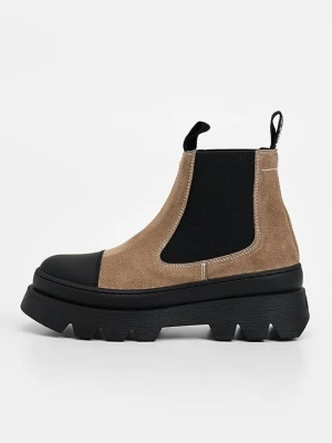 Obrázek produktu Kotníkové boty na platformě MM6 Maison Margiela béžová
