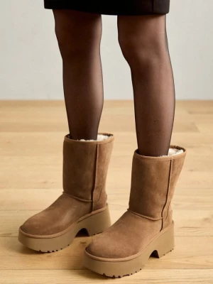Obrázek produktu Kotníkové boty na platformě UGG koňaková