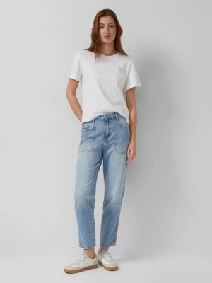 Obrázek produktu Kotníkové džíny Mom / Regular Fit / High Rise / Tapered Leg s.Oliver modrá