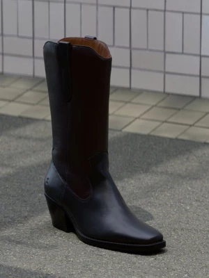 Obrázek produktu Kovbojské/motorkářské kozačky Bronx hnědá