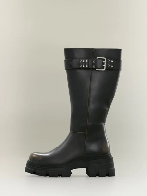 Obrázek produktu Kovbojské / motorkářské kozačky Even&Odd Wide Fit By Zalando hnědá