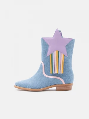 Obrázek produktu Kovbojské / motorkářské kozačky Stella McCartney modrý denim