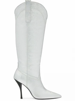Obrázek produktu Kovbojské / motorkářské kozačky Stuart Weitzman stříbrná