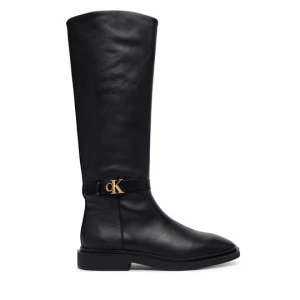 Obrázek produktu Kozačky Calvin Klein Square High Boot Lth Mg Hdw HW0HW03187 Černá