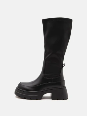 Obrázek produktu Kozačky na platformě Even&Odd Wide Fit By Zalando černá