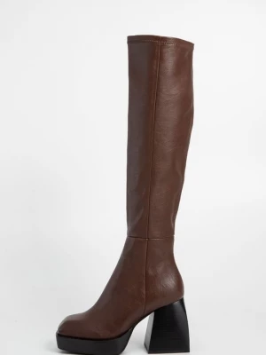 Obrázek produktu Kozačky na platformě Jeffrey Campbell hnědá