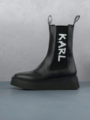 Obrázek produktu Kozačky na platformě KARL LAGERFELD černá