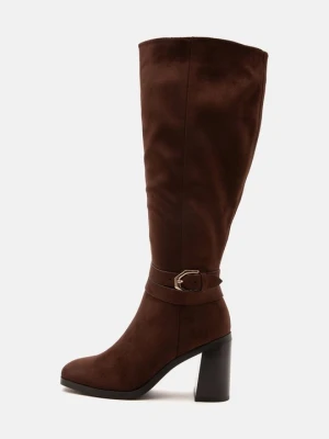 Obrázek produktu Kozačky na vysokém podpatku Anna Field By Zalando tmavě hnědá