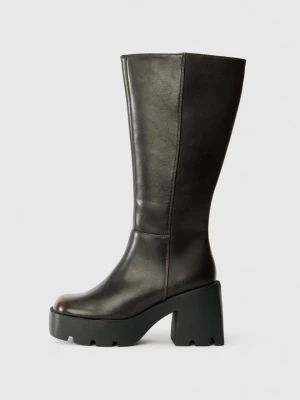 Obrázek produktu Kozačky na vysokém podpatku Even&Odd Wide Fit By Zalando hnědá
