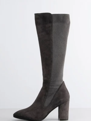 Obrázek produktu Kozačky na vysokém podpatku Stuart Weitzman antracitová