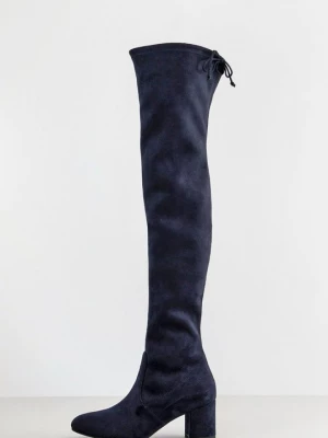 Obrázek produktu Kozačky nad kolena Stuart Weitzman tmavě modrá