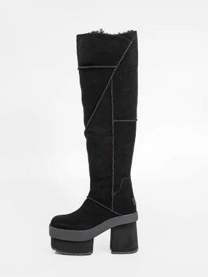 Obrázek produktu Kozačky nad kolena UGG černý denim
