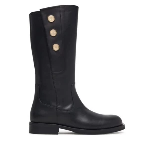 Obrázek produktu Kozačky ve vojenském stylu Elisabetta Franchi F4A6-E0744-1251 Černá