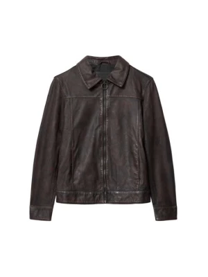 Obrázek produktu Kožená bunda AllSaints bordeaux