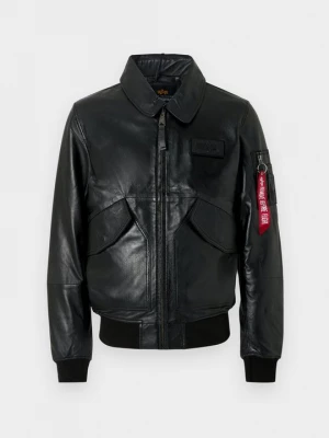 Obrázek produktu Kožená bunda Alpha Industries černá