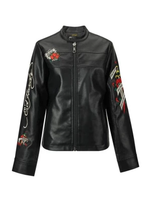 Obrázek produktu Kožená bunda Ed Hardy černá
