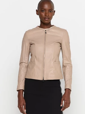 Obrázek produktu Kožená bunda Emporio Armani béžová