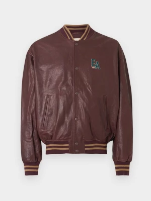 Obrázek produktu Kožená bunda Emporio Armani bordeaux