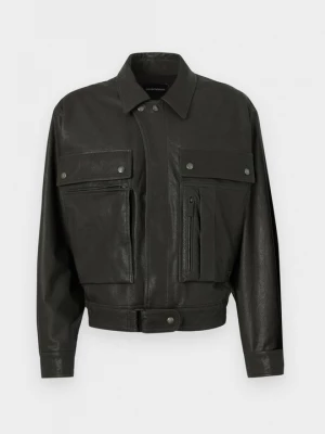 Obrázek produktu Kožená bunda Emporio Armani hnědá