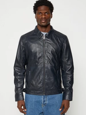 Obrázek produktu Kožená bunda Lee Cooper tmavě modrá