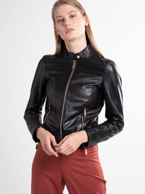 Obrázek produktu Kožená bunda Trussardi černá