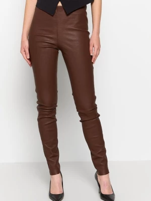 Obrázek produktu Kožené kalhoty By Malene Birger hnědá
