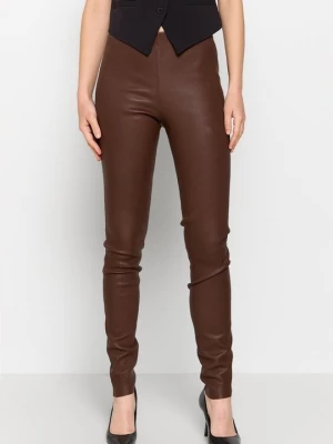 Obrázek produktu Kožené kalhoty By Malene Birger hnědá