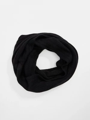Obrázek produktu Kruhová šála AUTHENTIC CASHMERE melírovaná antracitová