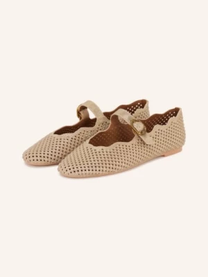 Obrázek produktu Kurt Geiger Baleríny Mary Jane Wavy Mayfair S Ozdobnými Kamínky zlatá