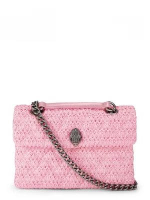 Obrázek produktu Kurt Geiger London crossbody kabelka dámská Raffia Kensington růžová