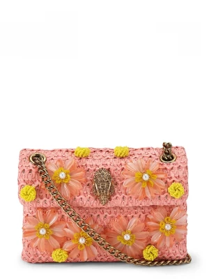 Obrázek produktu Kurt Geiger London crossbody kabelka dámská Raffia Mini Kensington oranžová