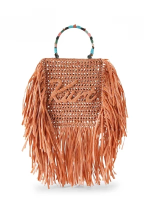 Obrázek produktu Kurt Geiger London dámská taška Kurt Mini Tote Fringe oranžová