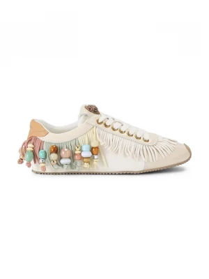 Obrázek produktu Kurt Geiger London Islington Beaded Tassel sneakers boty dámské béžová