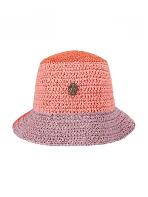 Obrázek produktu Kurt Geiger London klobouk dámský Kurt Raffia Bucket Hat oranžová