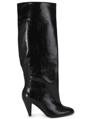 Obrázek produktu Kurt Geiger London kozačky nad kolena dámské semišové Lambeth Boot Slouchy černá