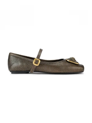 Obrázek produktu Kurt Geiger London Kožené baleríny Kurt Geiger London Pimlico Ballerina hnědá
