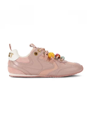 Obrázek produktu Kurt Geiger London Kurt Bead Slim Runner sneakers boty dámské kožené růžová